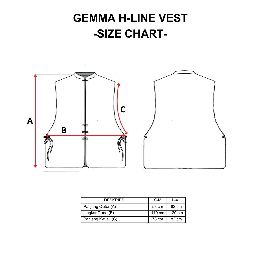 Dama Kara Gemma H-Line Vest