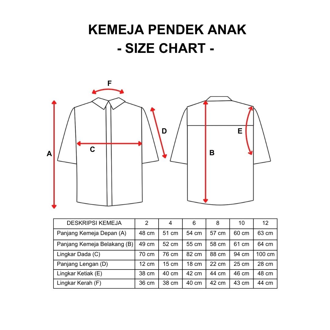 Dama Kara Kusuma Shirt Shortsleeve Kids