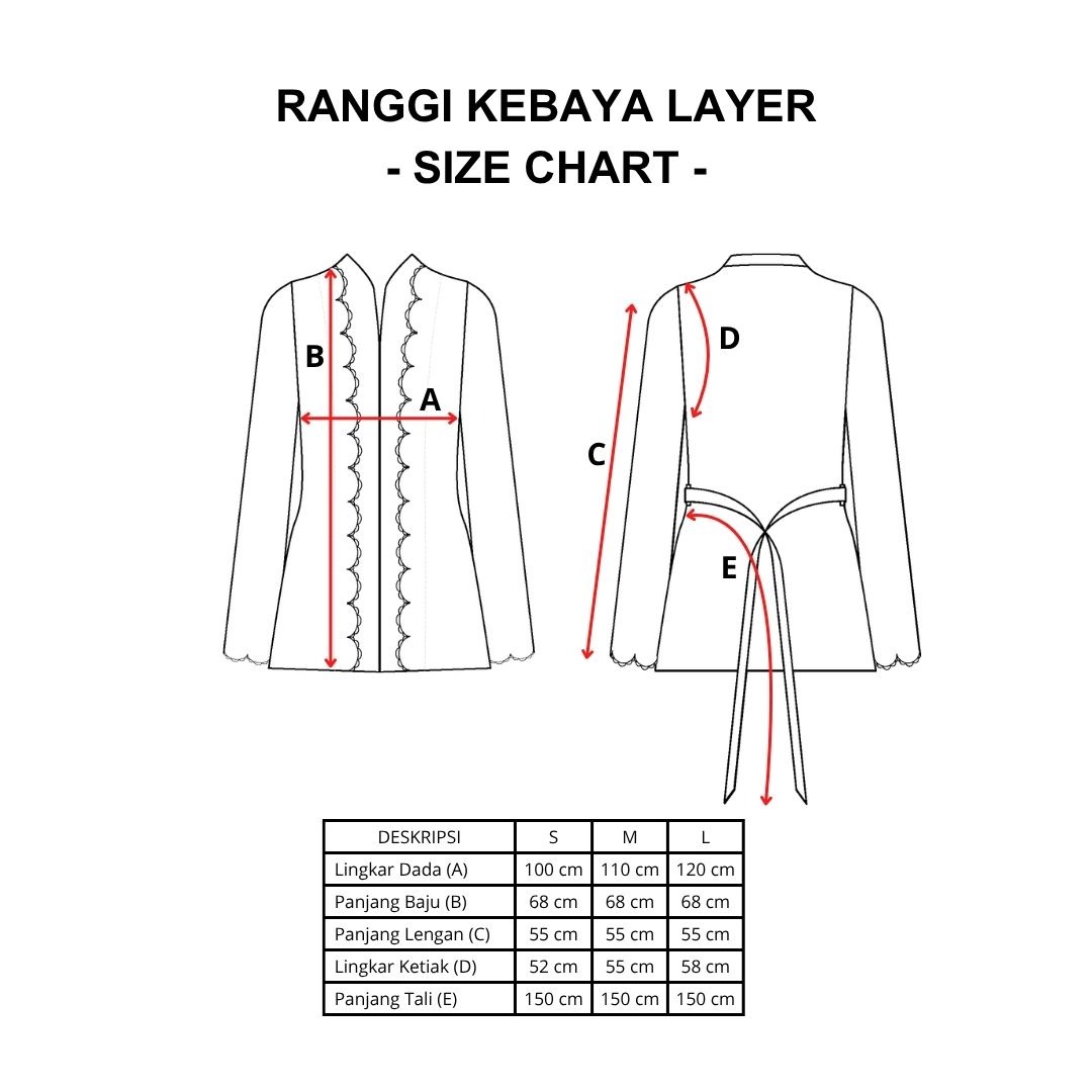 Dama Kara Ranggi Kebaya Layer