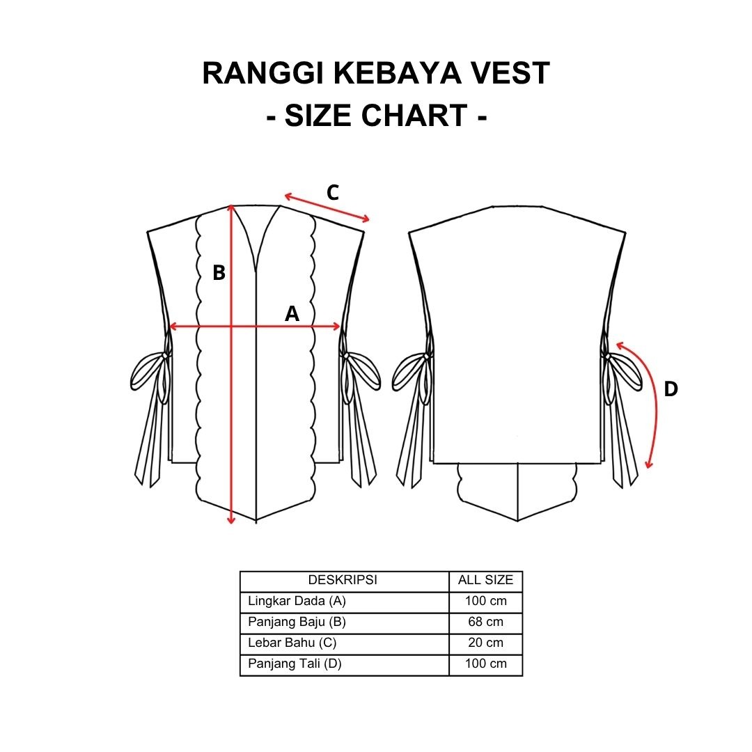 Dama Kara Ranggi Kebaya Vest