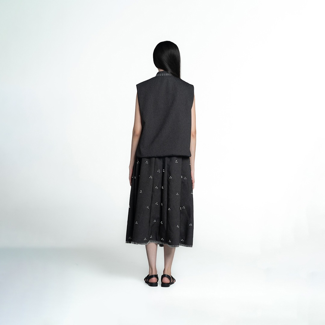 Dama Kara Rintik H-Line Vest