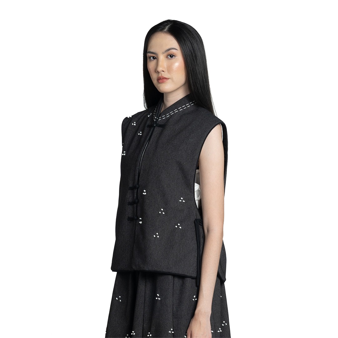 Dama Kara Rintik H-Line Vest