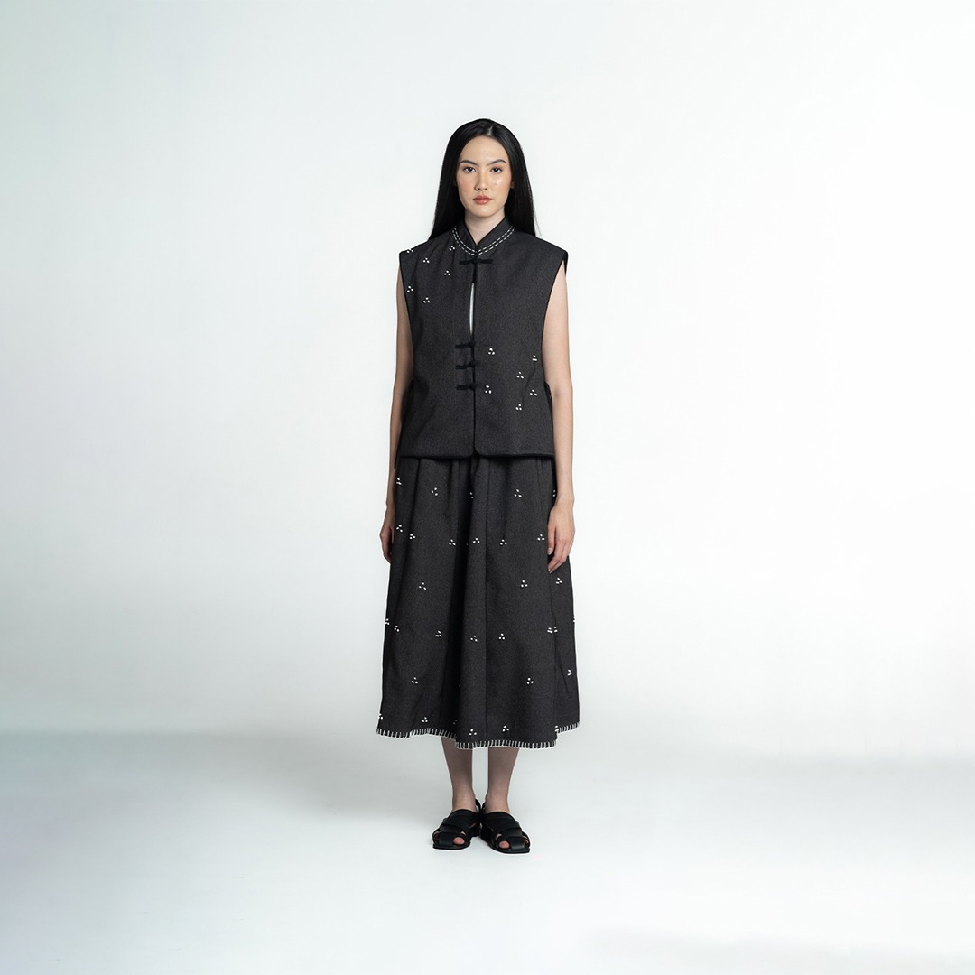 Dama Kara Rintik H-Line Vest