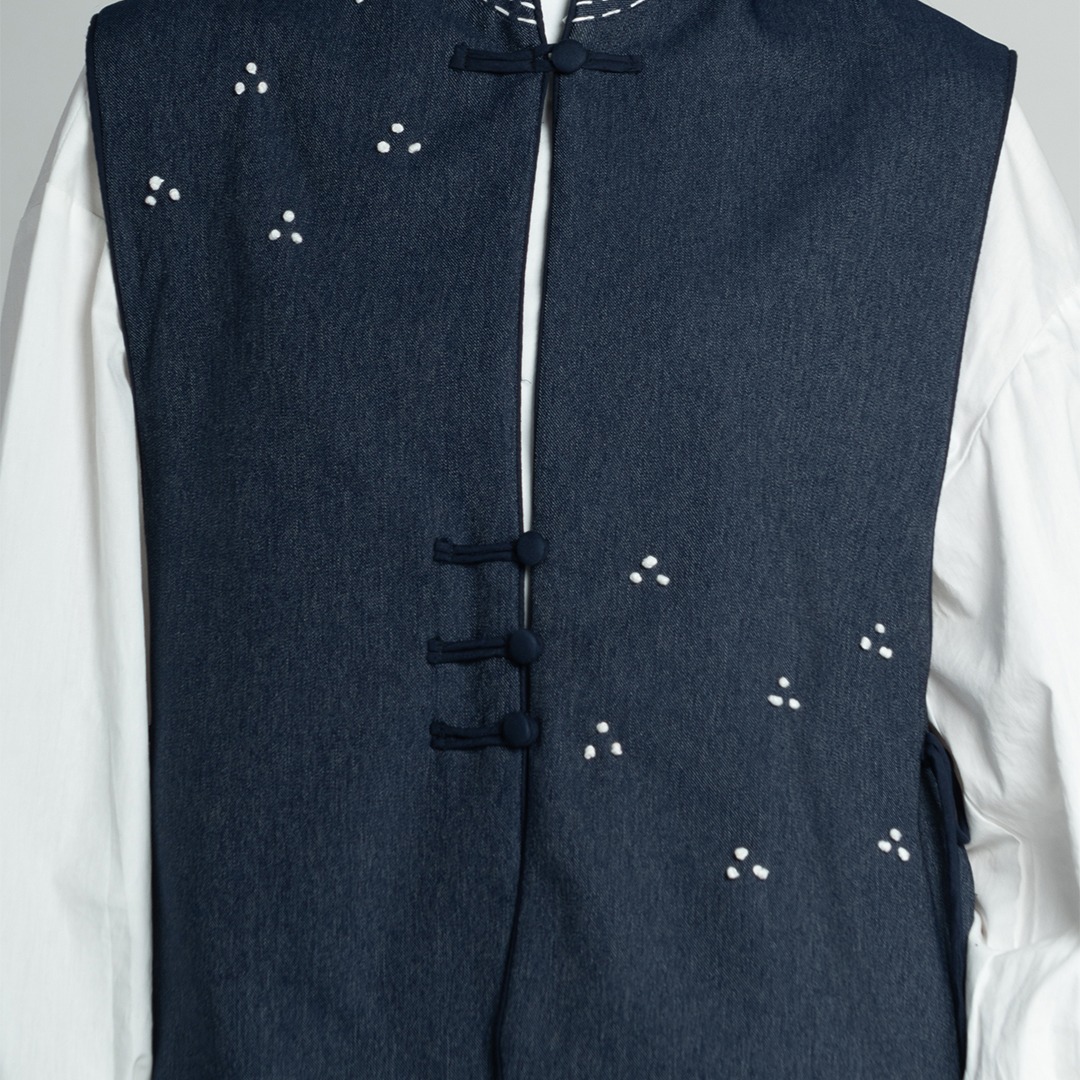 Dama Kara Rintik H-Line Vest