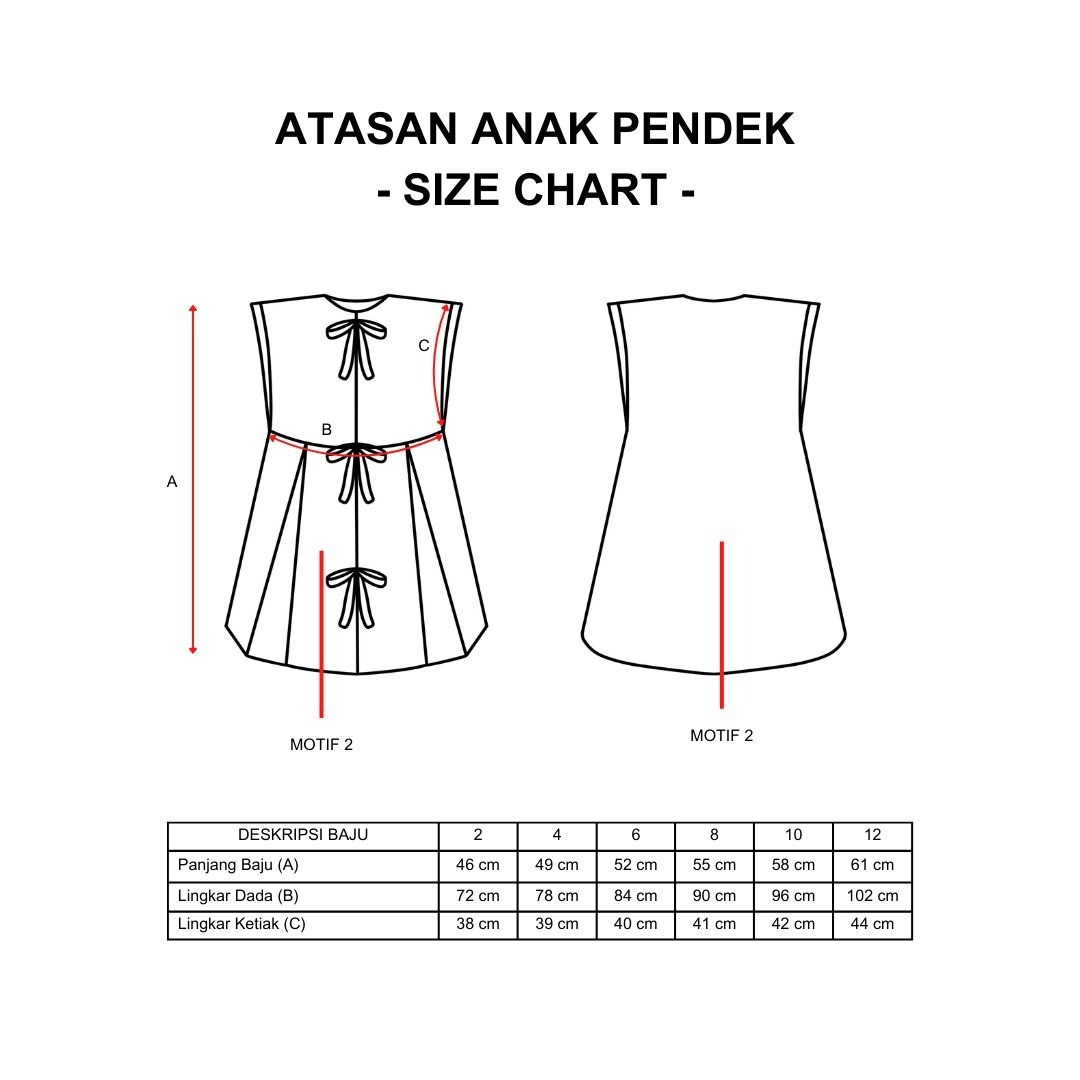 Dama Kara Setala Bow Top Kids