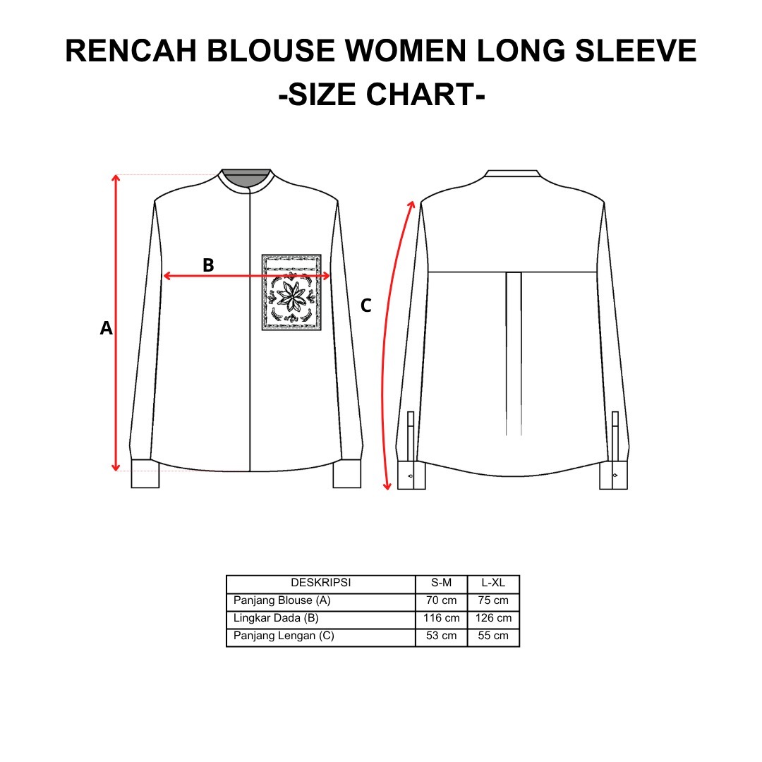 Dama Kara x Rempha-Rencah Blouse Longsleeve