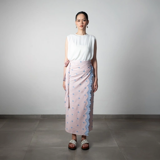 Image of Dama Kara Ranggi Wrap Skirt