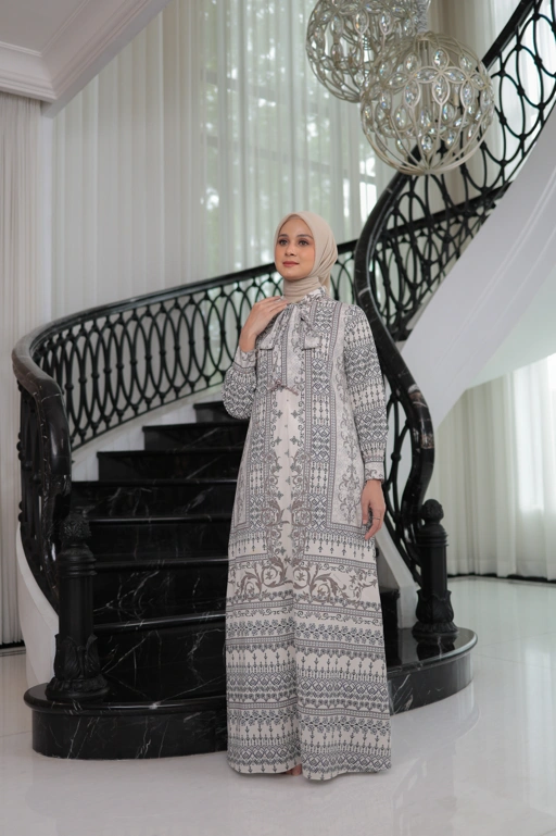 Image of  Dress Dewasa Nazeera - Broken White