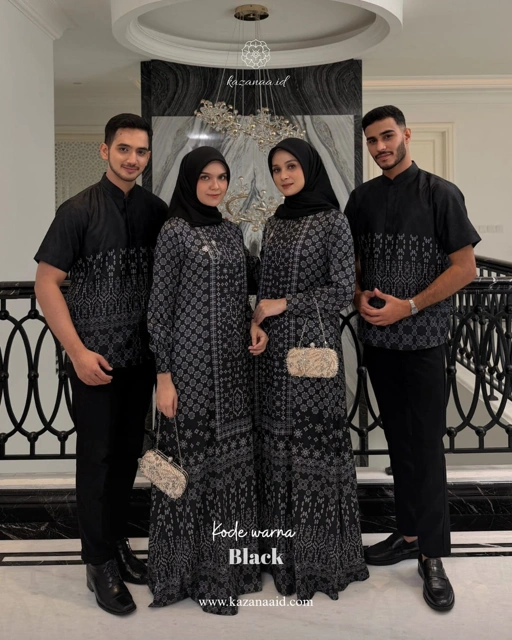 Image of Medina Couple Set Koko Ayah  - Black