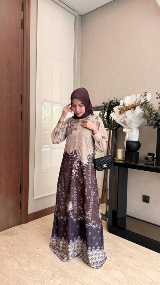 Image of Salsa Couple Set (Dress ibu) - Cream