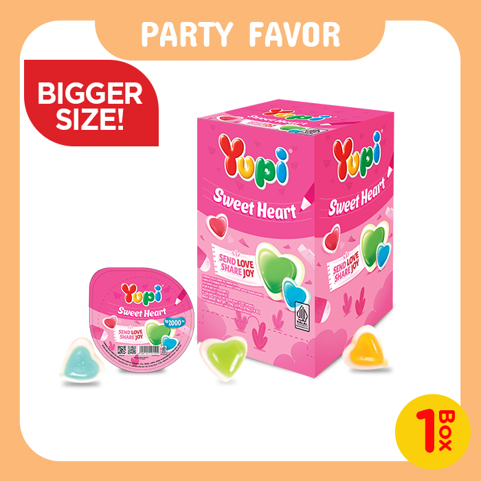 Yupi Sweet Heart Bigger Size Display Box