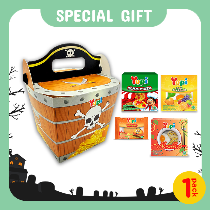 Yupi Package Halloween Box Skull