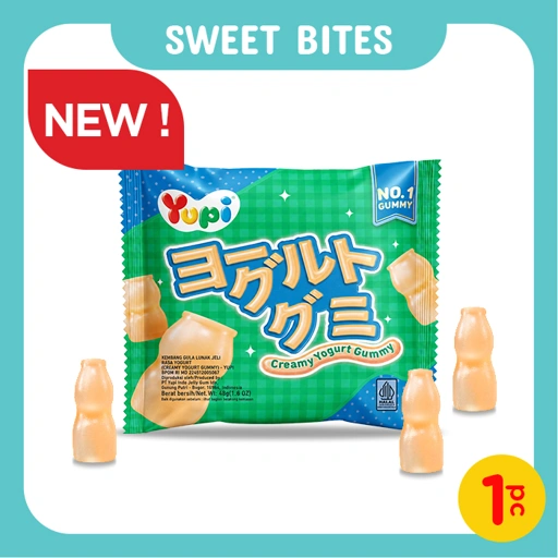Yupi Creamy Yogurt Gummy 48 Gr