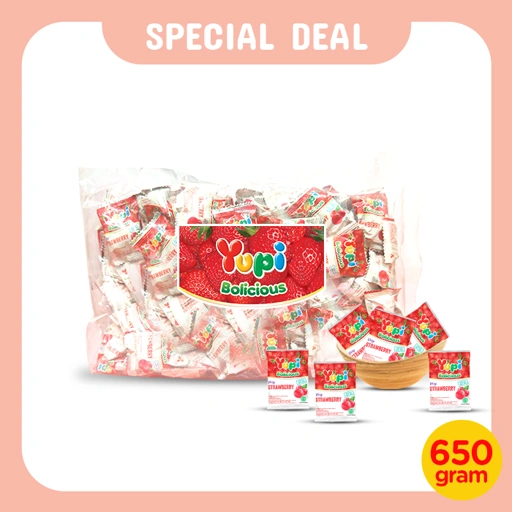 Yupi Bolicious Strawberry IWP 650 Gram