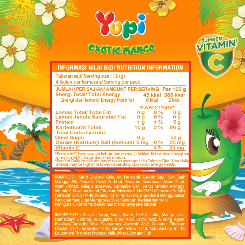 Duo Box Yupi Exotic Mango