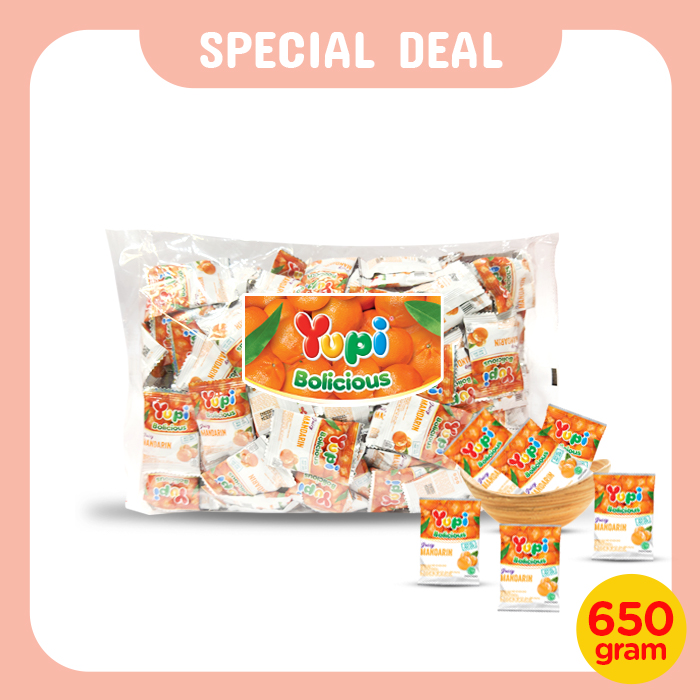 Yupi Bolicious Mandarin IWP 650 Gram