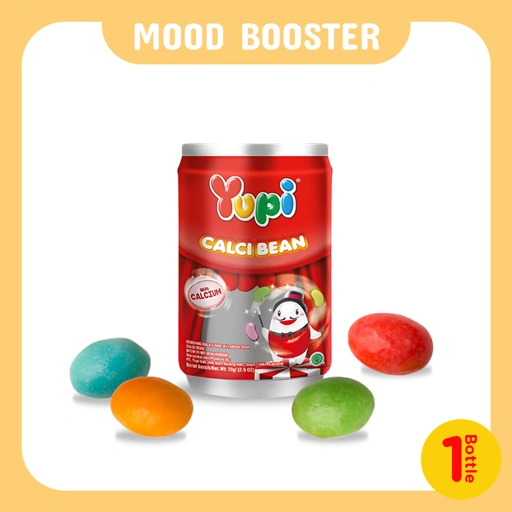 Yupi Calci Bean Bottle 70 gr