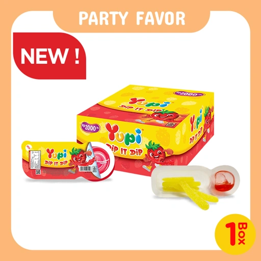 Yupi Dip It Dip Strawberry Sauce Display Box