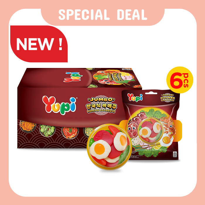 Six Pack Yupi Jumbo Korean Barbeque Bag