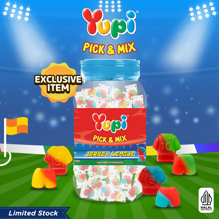 Yupi Jersey League Jar 300gr
