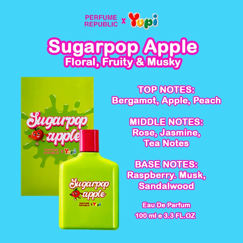 Yupi X Perfume Republic Sugarpop Apple EDP 100ml