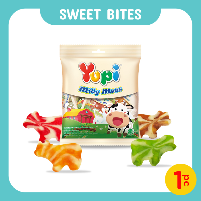 Yupi Milly Moos Minibag 45 gram