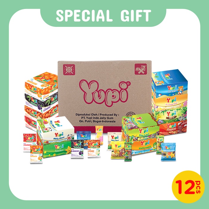 Yupi Karton Isi 12 Varian Box