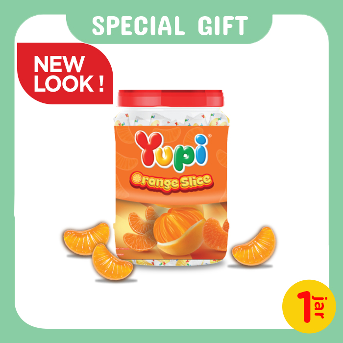 Yupi Orange Slice Jar 288 Gr