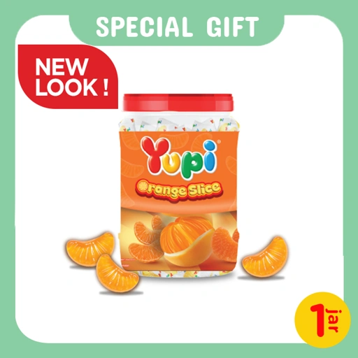 Image of Yupi Orange Slice Jar 288 Gr