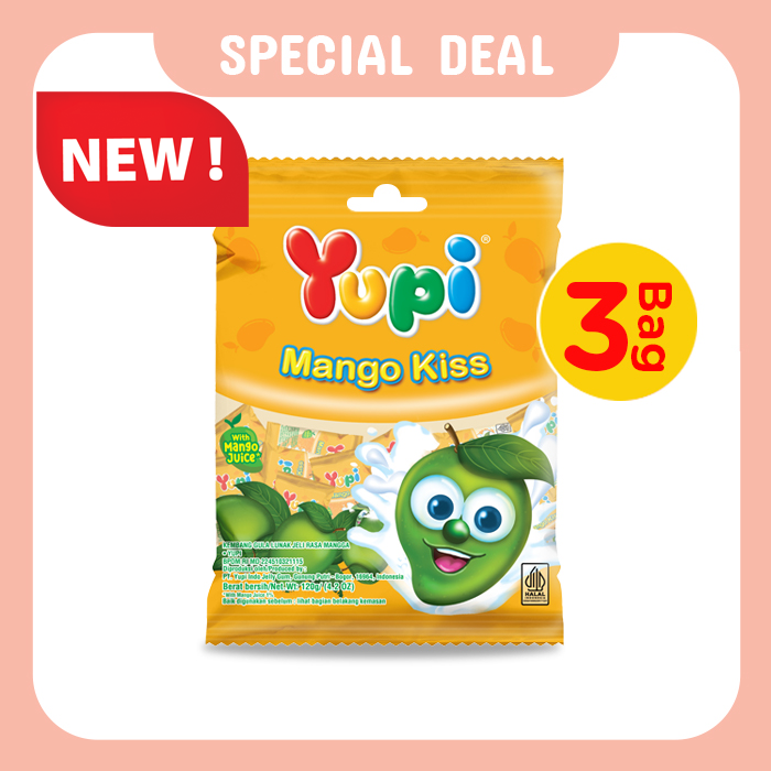 Triple Bag Yupi Mango Kiss