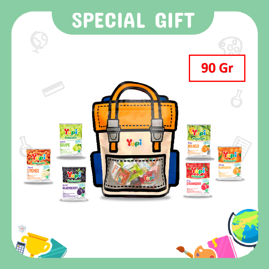 Yupi School Snack Bag MIX Mini