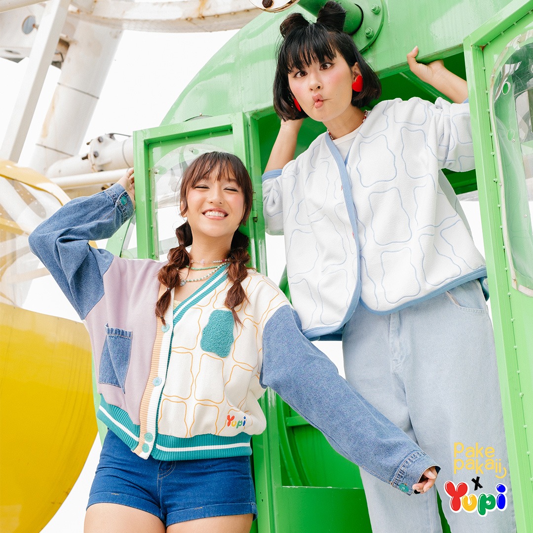 Yupi X PakePakaii Baby Bear Cardigan