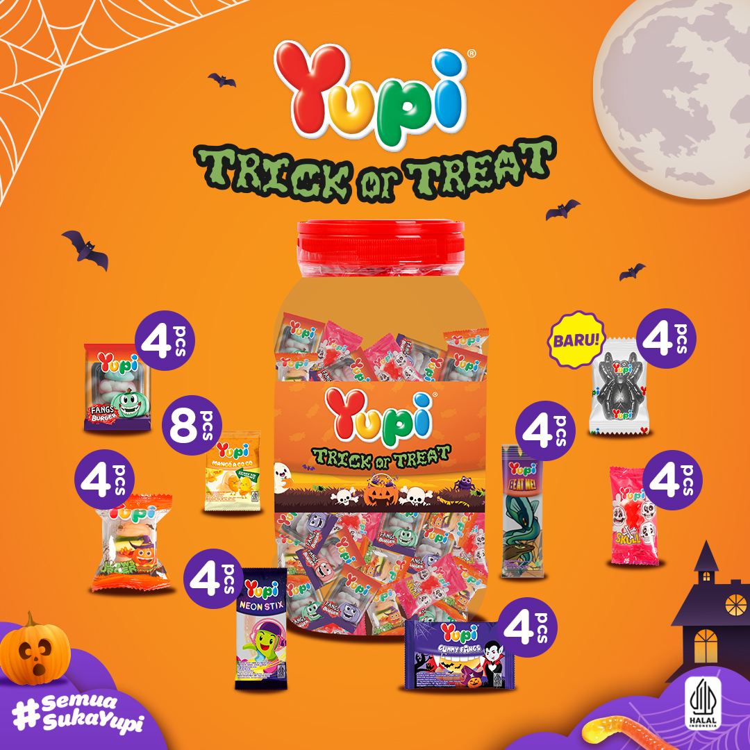 Yupi Package Halloween BIG Jar