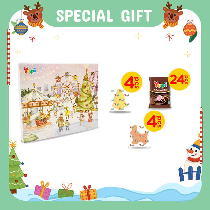 Yupi Package Christmas Thin Box - White