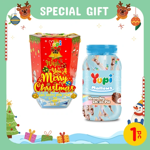 Image of Yupi Package Christmas Jar With Hexagon Box