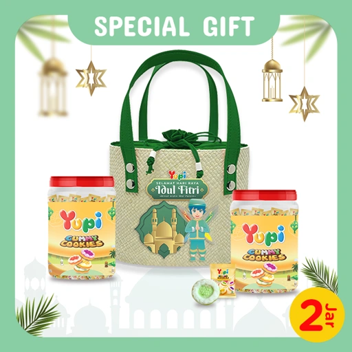 Image of Yupi Package Idul Fitri Hampers Straw Bag