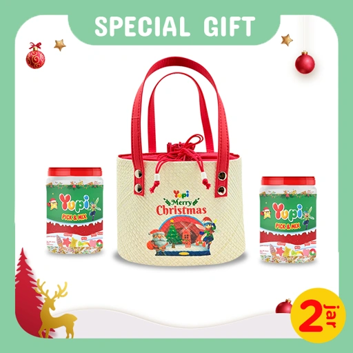 Image of Yupi Package Christmas Straw Bag