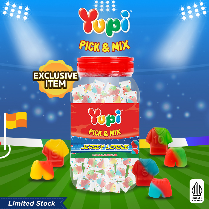 Yupi Jersey League Jar 300gr