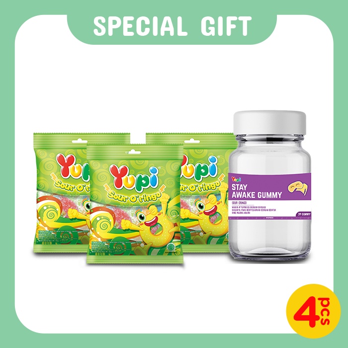 Package Yupi Stay Awake Gummy