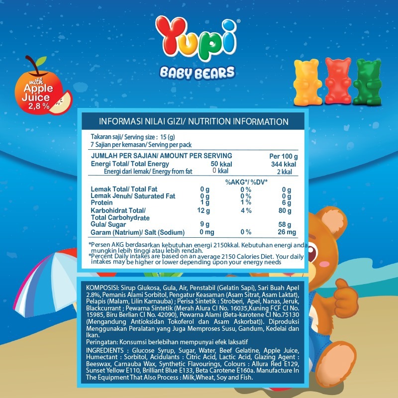 Yupi Baby Bears 45 gr