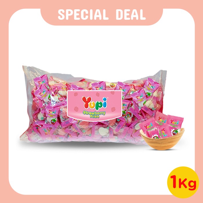 Yupi Strawberry Kiss IWP 1000 Gram
