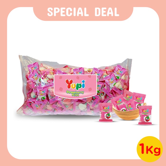 Yupi Strawberry Kiss IWP 1000 Gram