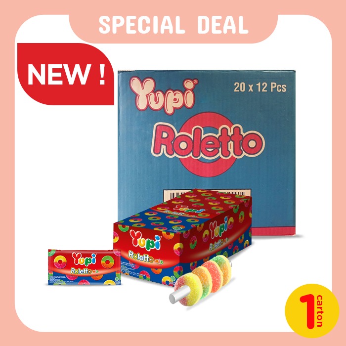 Yupi Roletto Mix Carton