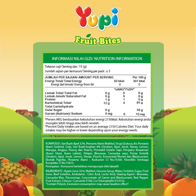 Yupi Fruit Bites