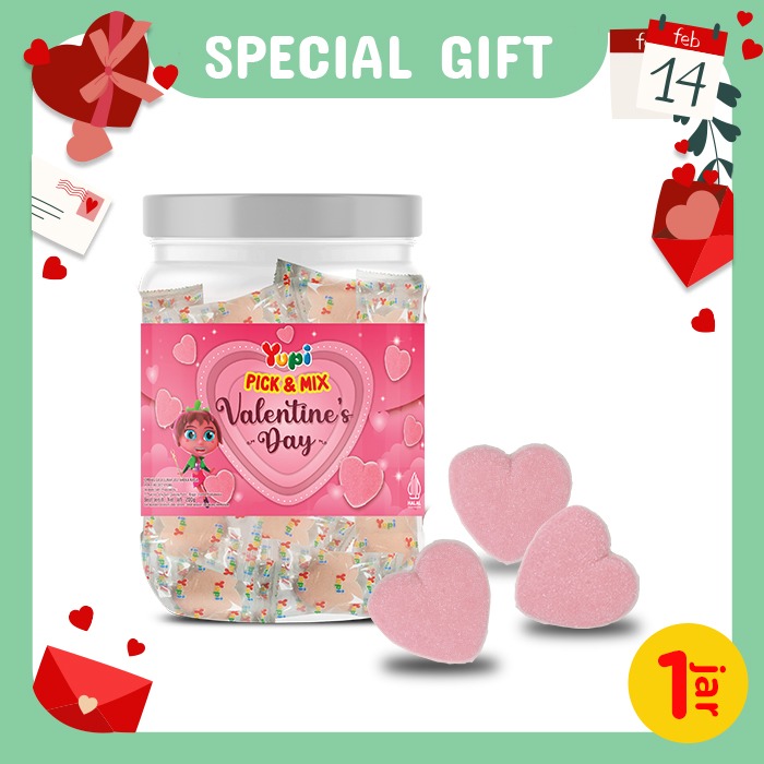 Yupi Giant Choco Berry Kiss Jar