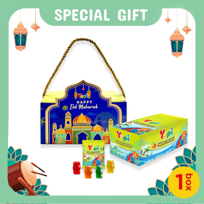 Yupi Package Idul Fitri Blue Mubarak Box