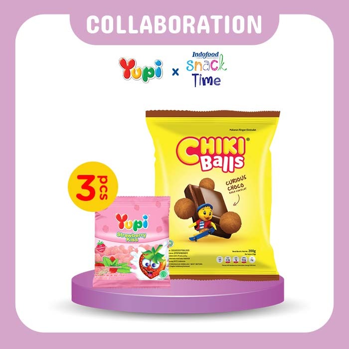 Yupi X Chiki Ball Strawberry Kiss MINI BAG