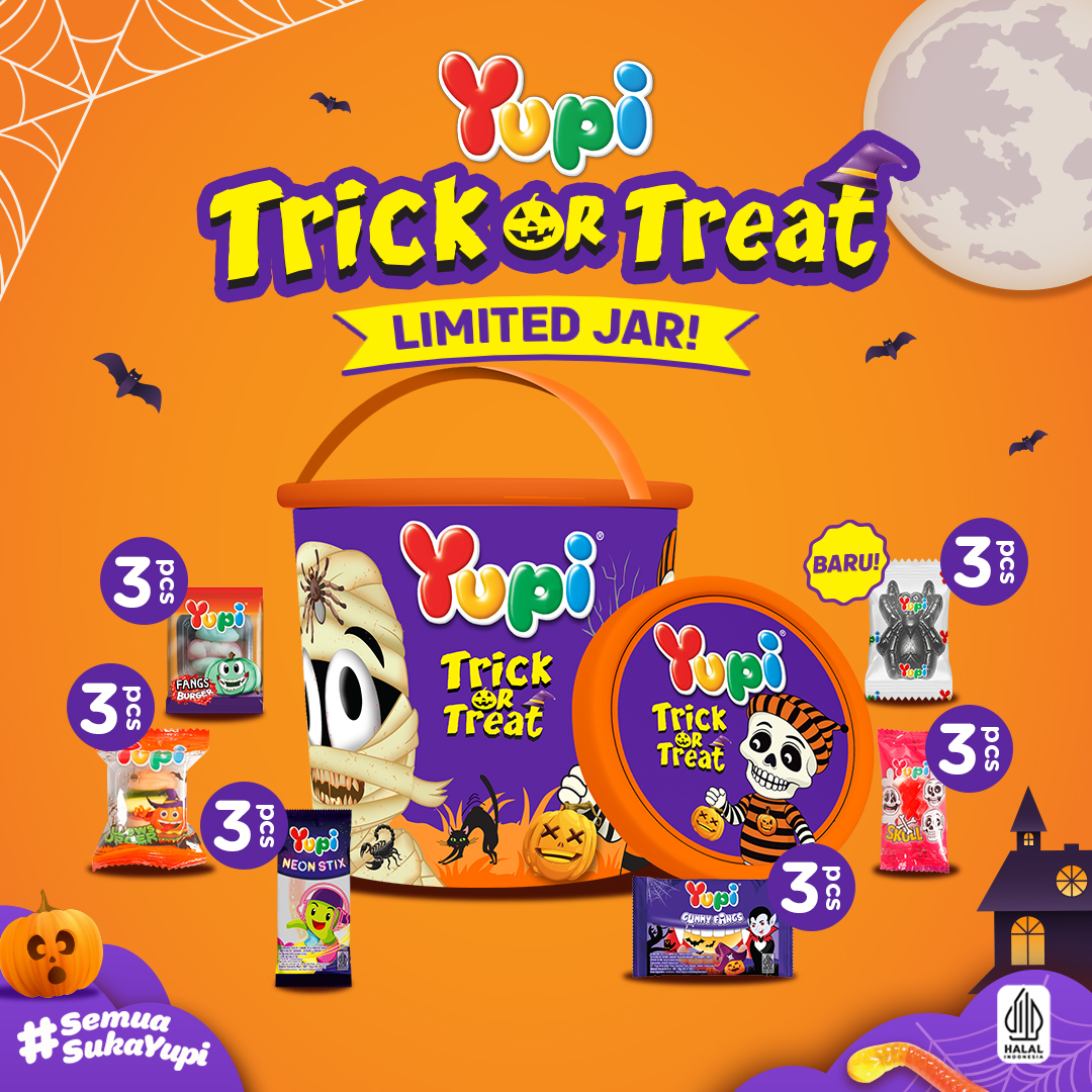 Yupi Halloween Trick or Treat Jar