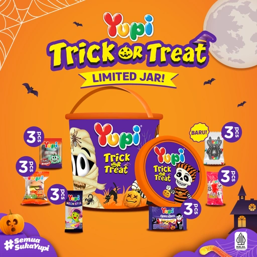 Yupi Halloween Trick or Treat Jar