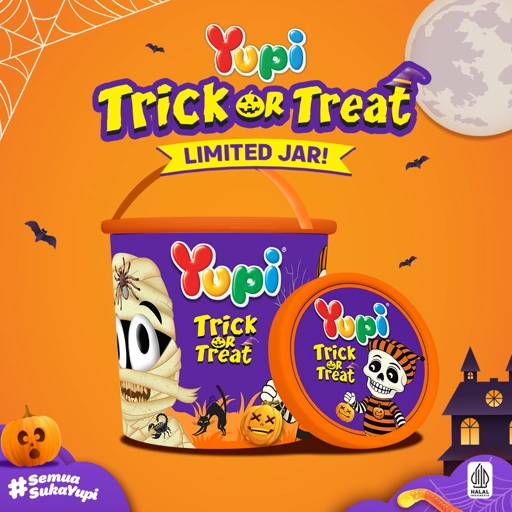 Yupi Halloween Trick or Treat Jar